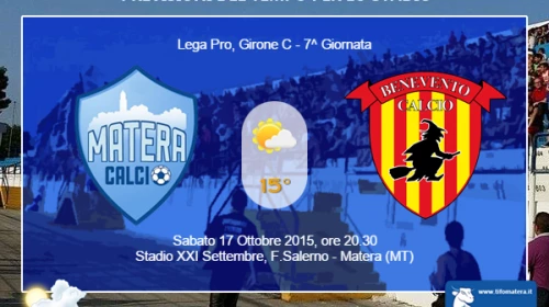 CALCIO - Il Meteo per Matera vs Benevento